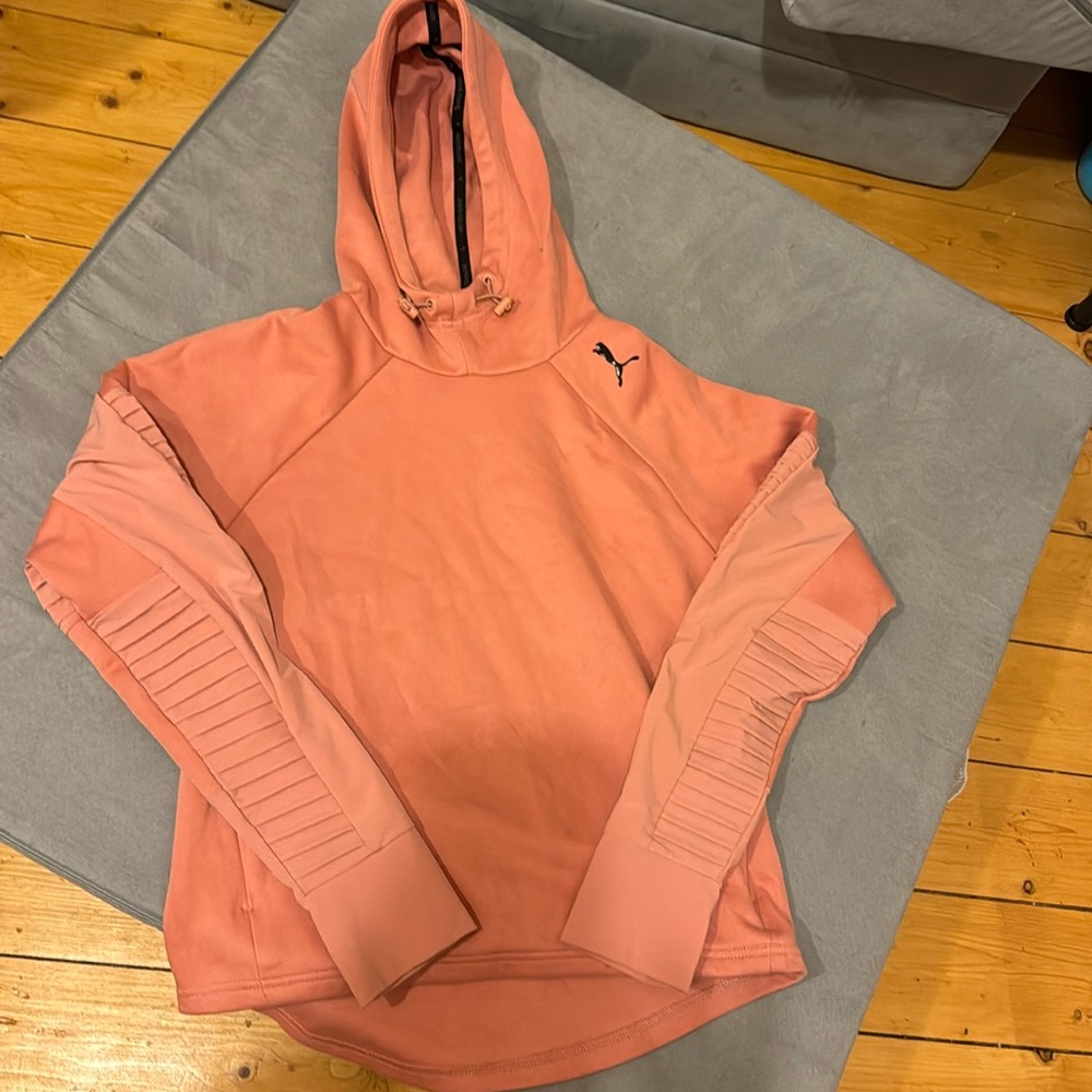 Pink Puma hoodie size S
